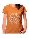 Women's Orange Trisqueta Celtic T-shirt, short sleeve
