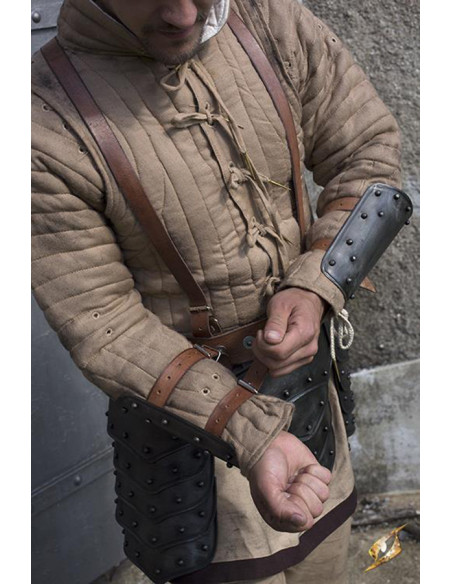 Dark Warrior Bracers for LARP, Epic... Dark Warrior Bracers for LARP, Epic...