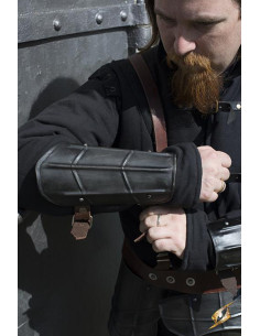 Dark Drake bracers for LARP, Epic Armory 2