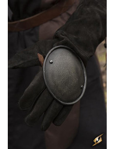 Medieval hand guard, dark finish