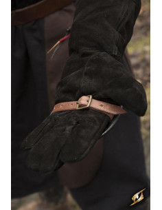 Medieval hand guard, dark finish 2