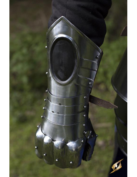 Dark Ice medieval gauntlets, Epic Armory