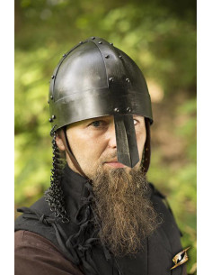 Viking helmet Spangenhelm dark finish, Epic Armory