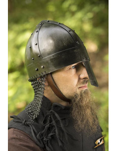 Viking helmet Spangenhelm dark finish, Epic Armory 2