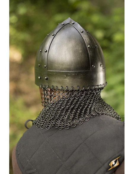 Viking helmet Spangenhelm dark...