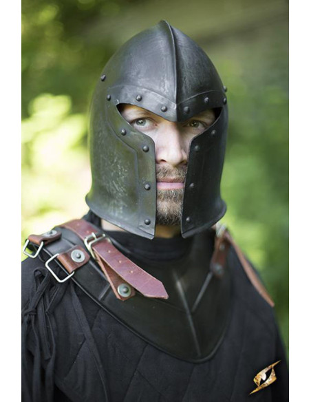 Medieval barbute Epic Dark, Epic Armory