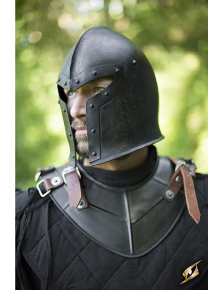 Medieval barbute Epic Dark, Epic Armory