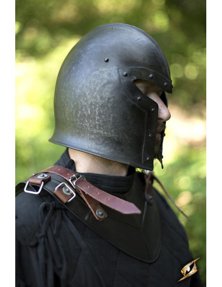 Medieval barbute Epic Dark, Epic Armory