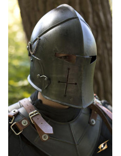 Medieval Basinette with Viewer, Epic Black