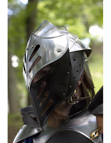 Dark Ice Elf Helmet polished finish,...