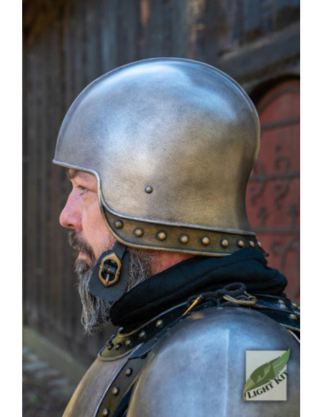 Medieval Knight's helmet in...