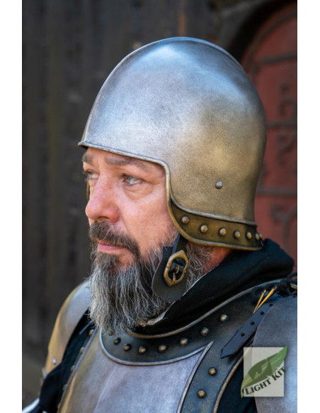 Medieval Knight's helmet in...