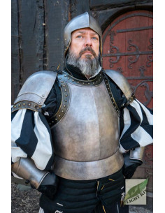 Full breastplate for Medieval Knight in polyurethane,...
