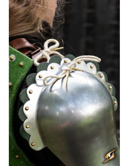 Medieval nobleman's shoulder pads,...