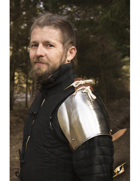 Shoulder pads Churburg armor polished...