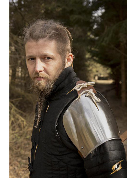 Shoulder pads Churburg armor polished...