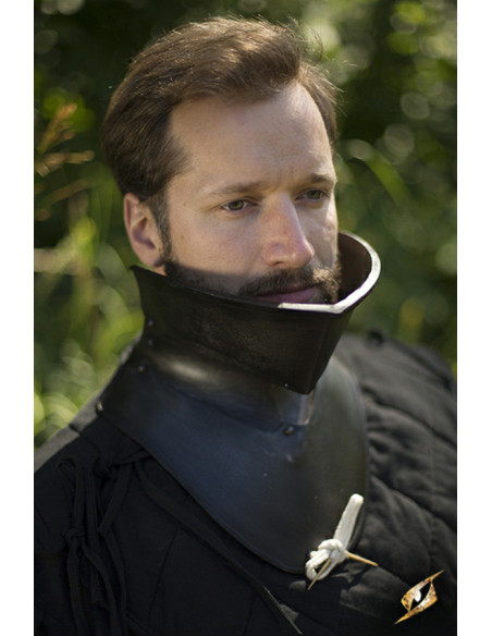 High medieval gorget epic black...