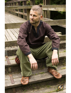 Basic medieval pants in green, Epic Armory 2