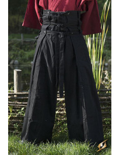 Black Japanese Samurai pants, Epic Armory 2