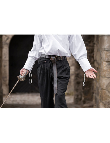 Eckart model wide capri pants, black...