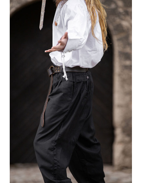 Eckart model wide capri pants, black...