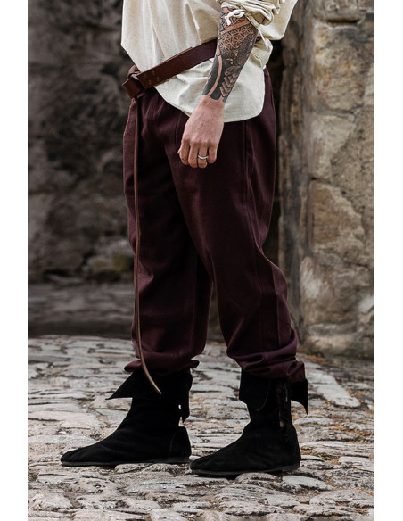 Arvo medieval trousers, brown color