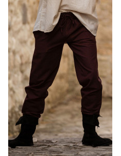 Arvo medieval trousers, brown color 2