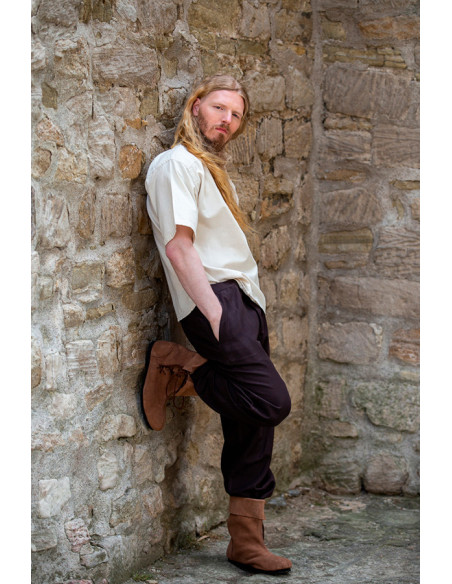 Medieval shirt with short sleeves and...