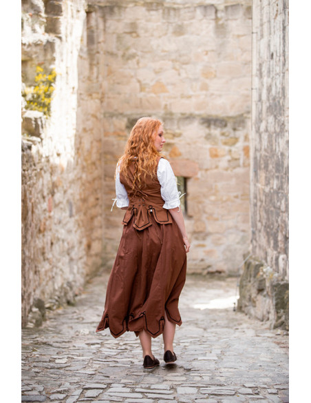 Medieval skirt with embroidery Svenja... Medieval skirt with embroidery Svenja...