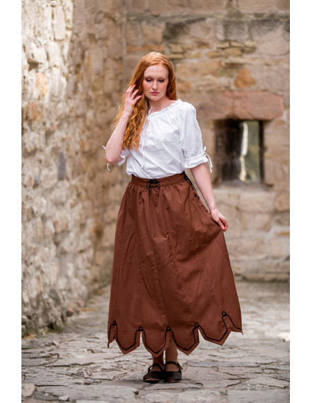 Medieval skirt with embroidery Svenja... Medieval skirt with embroidery Svenja...