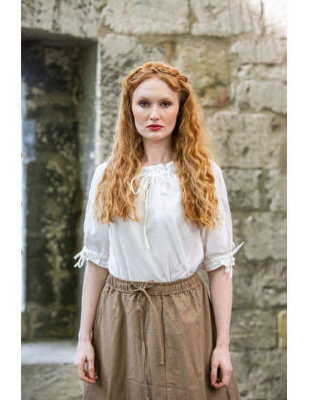 White medieval blouse ties White medieval blouse ties