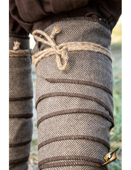 Wool twisted leg warmers with...