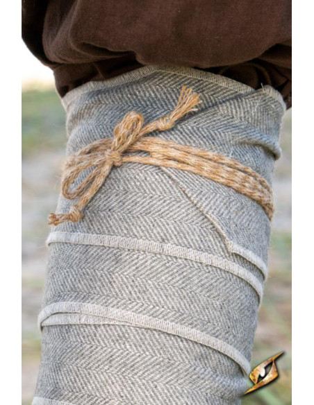 Wool twisted leg wraps with Fishbone...