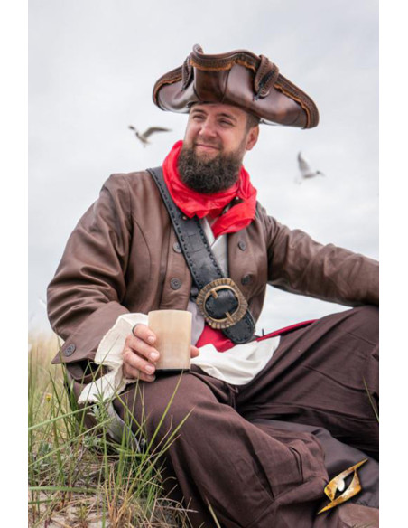 Antler merchant's cup, clear finish