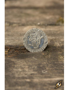 Set of 30 lion coins, silver color 2