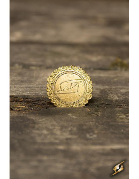 Set of 30 Dragon coins, gold color