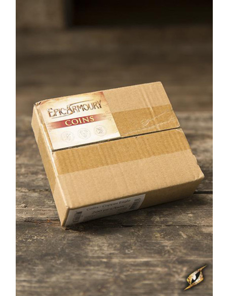 Set of 200 copper finished Eagle coins