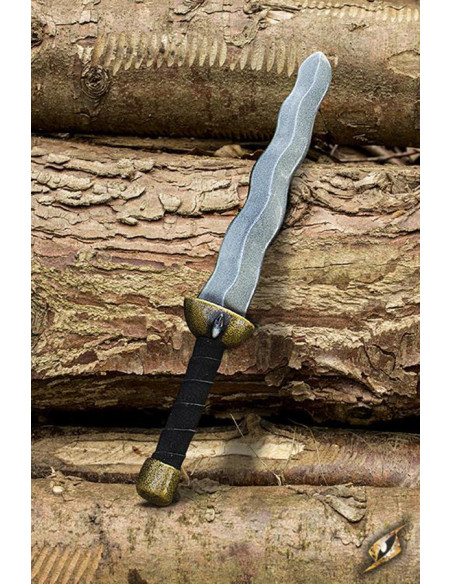 Latex flaming dagger for LARP