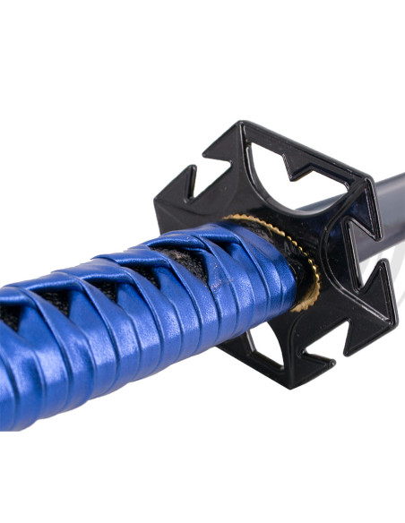 Blue basic practice katana with box