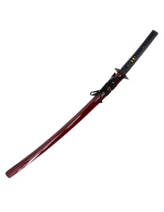 Basic red practice katana with box 2