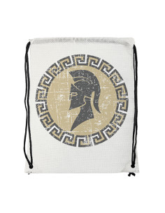 Greek-Spartan warrior drawstring bag (34x42 cms.) 2