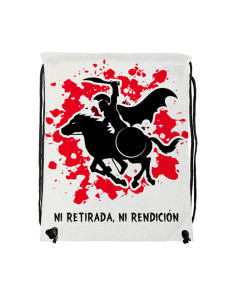 Spartan warrior drawstring bag on horseback (34x42 cms.) 2