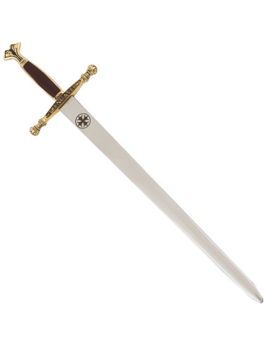Letter opener sword Carlos V with Cross of the Cathars