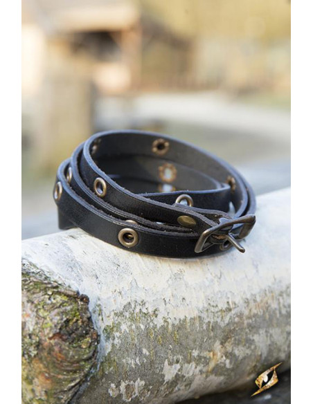 Multi strap bracelet in black...