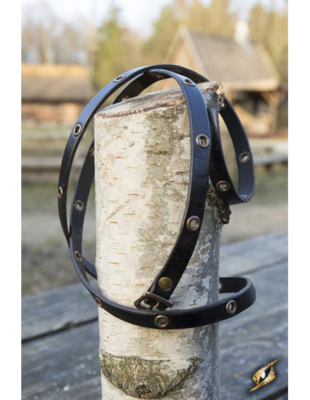 Multi strap bracelet in black...