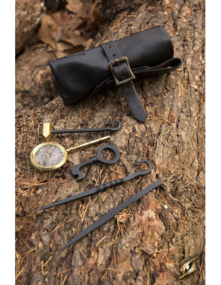 Tools for medieval thieves, black color
