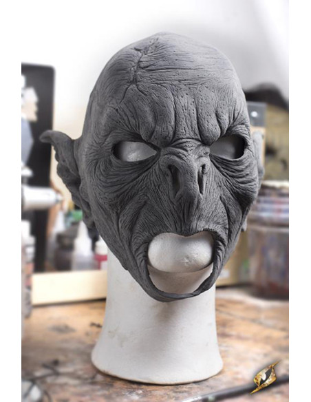 Orc Feral Fantasy Mask, Unpainted