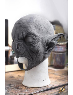 Orc Feral Fantasy Mask, Unpainted 2