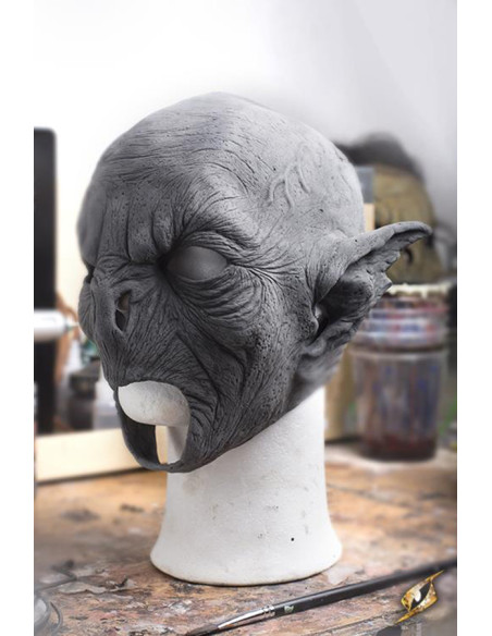 Orc Feral Fantasy Mask, Unpainted