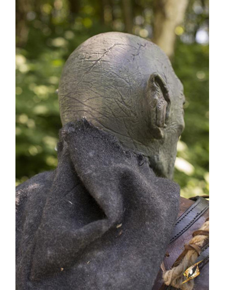 Bestial Orc fantasy mask, dark green...